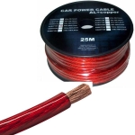 Кабел силиконов 8.00мм червен KAB0713 8mm 6GA Кабел силов 8mm. червен